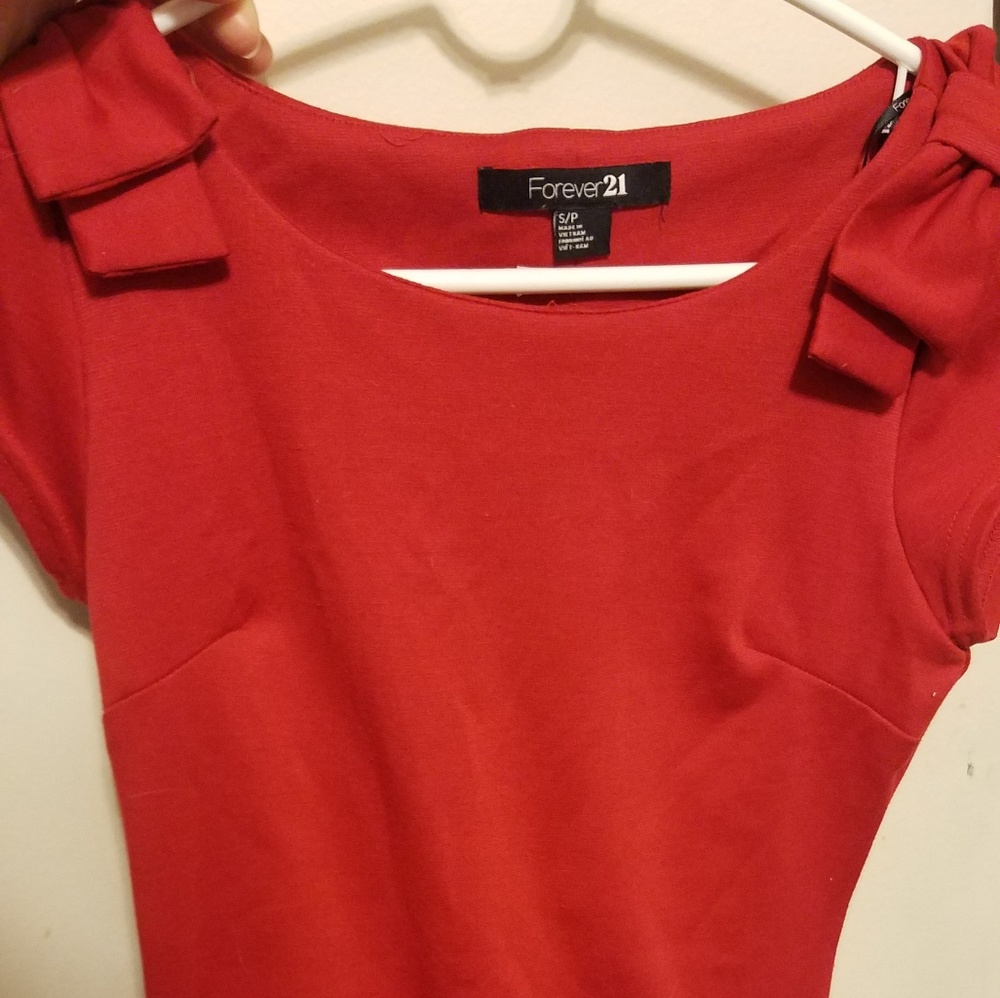 Red dress